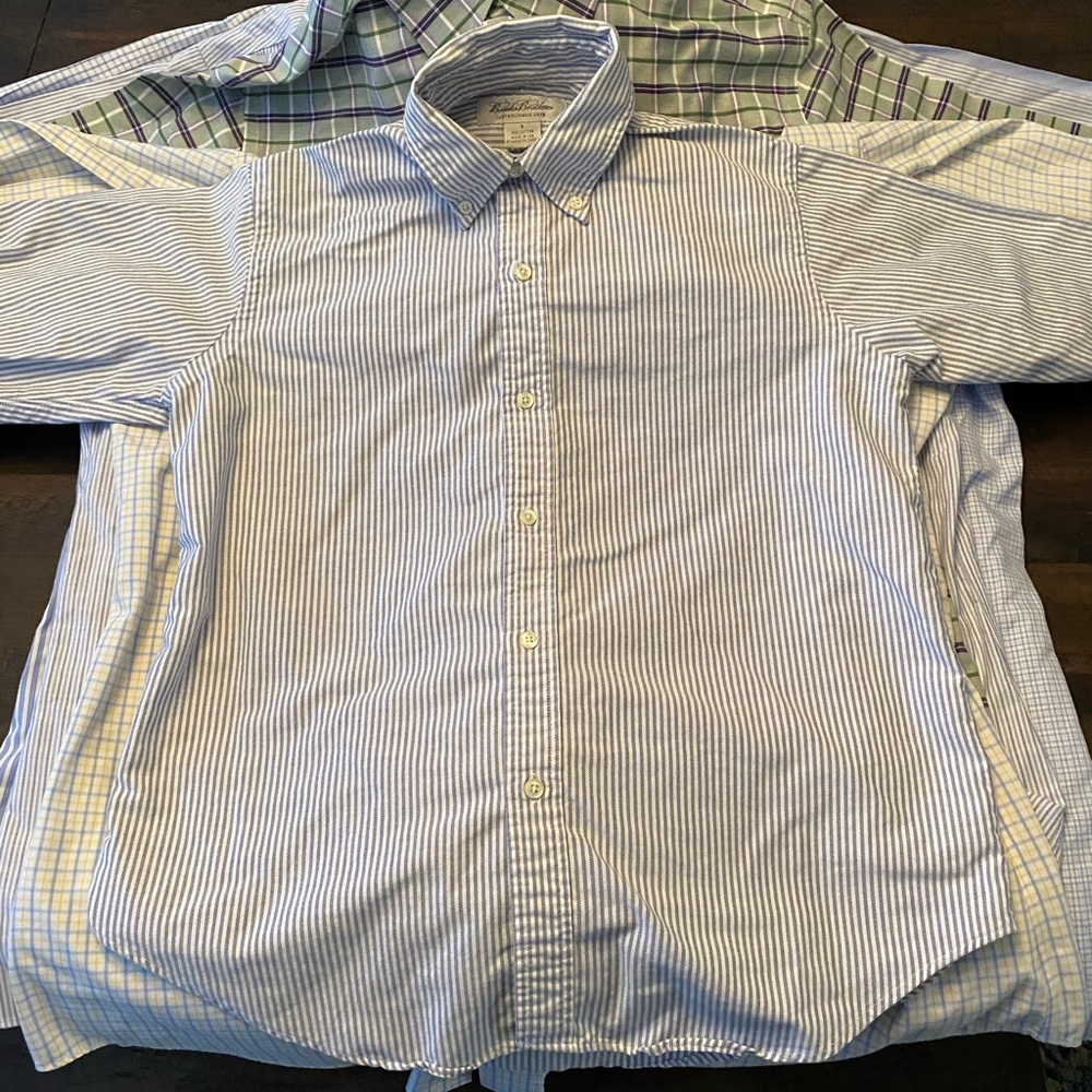 Women’s Brooks Brother button down striped shirt 6